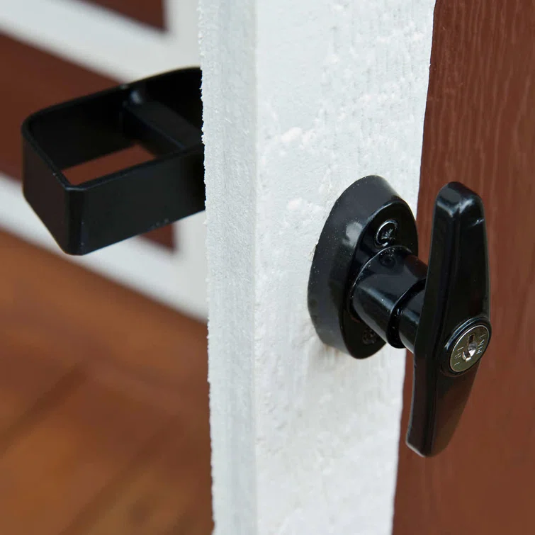 Olympia Do-it Yourself 7.5 ft. W x 10 ft. D Manufactured Wood Storage Shed - Image 4