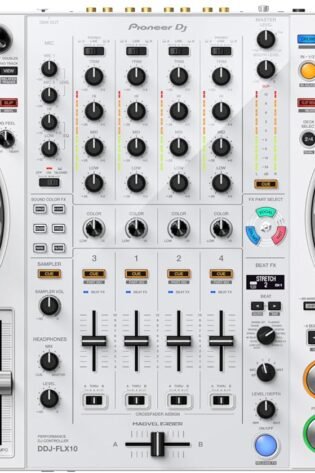 Pioneer DJ DDJ-FLX10 Limited Edition - 4-channel DJ controller for Rekordbox & Serato - White