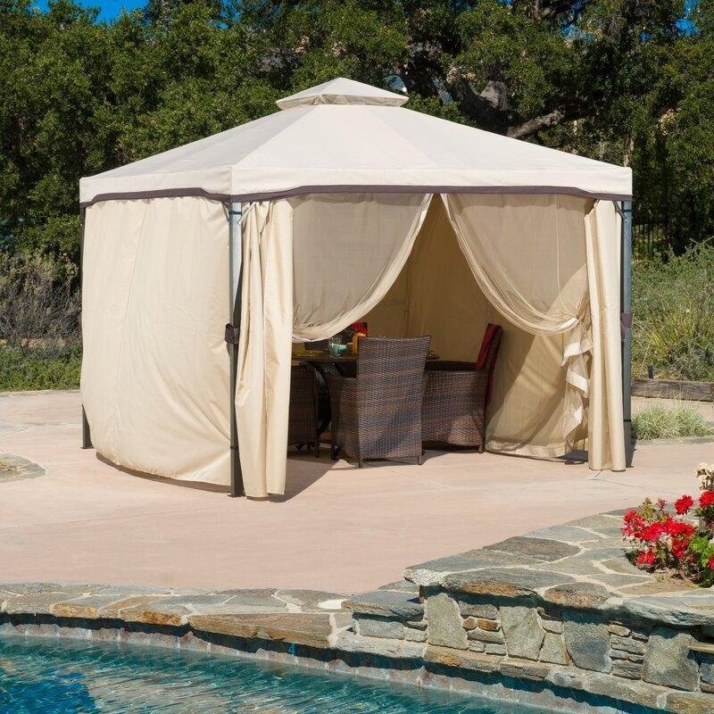 Franz 9.83 Ft. W X 9.83 Ft. D Metal Patio Gazebo - Image 8