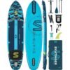 11'6??35" Super Wide Inflatable Paddle Board, Ultra Stable Stand Up Paddleboards for 450lb/3 People/Family/Big Size w/Shoulder Strap, 100L Backpack, All-Round Sup Board, US Fin