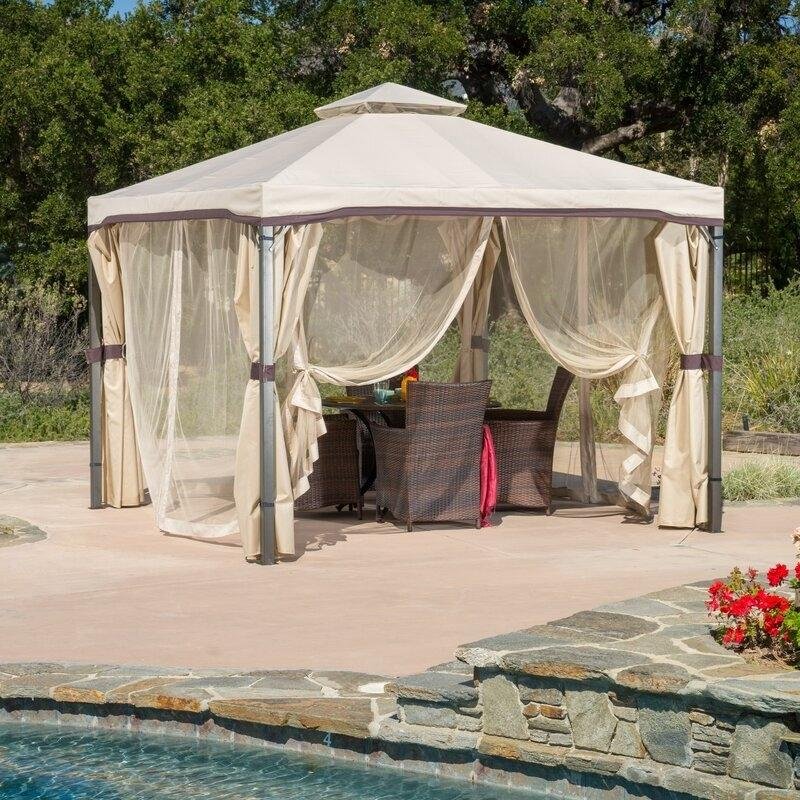 Franz 9.83 Ft. W X 9.83 Ft. D Metal Patio Gazebo - Image 6