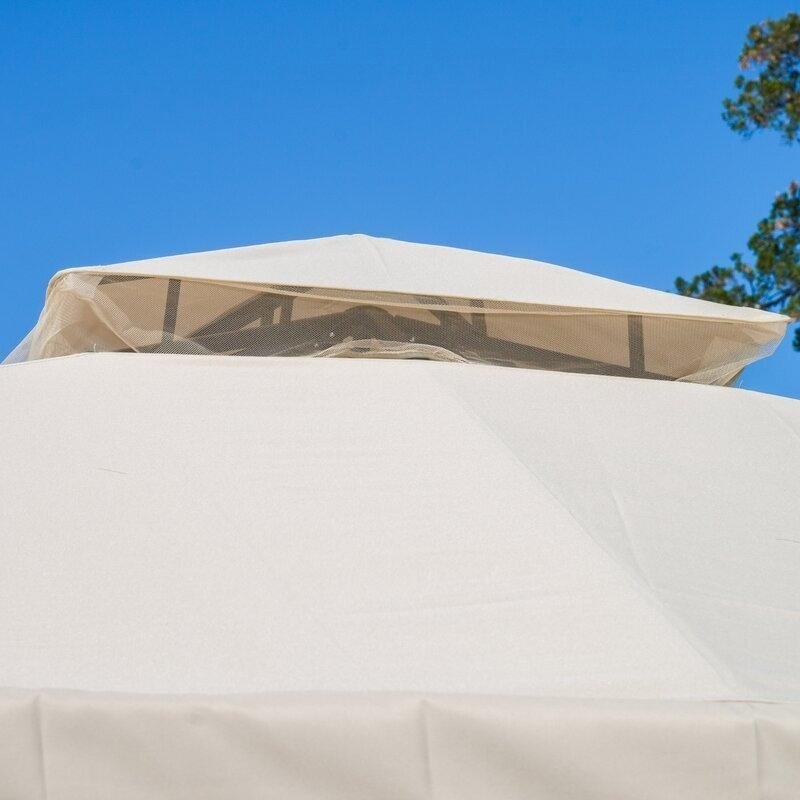 Franz 9.83 Ft. W X 9.83 Ft. D Metal Patio Gazebo - Image 5