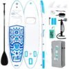 FunWater Inflatable Stand Up Paddle Board with Premium SUP Paddleboard Accessories, Wide Stable Anti-Slip EVA Deck, Paddle Boards for Adults & Youth of All Skill Levels