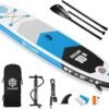 Goosehill Inflatable Stand Up Paddle Board, Premium SUP Package, 10' Long 32" Wide 6" Thick, Patterns Open for Customization
