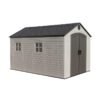 8 ft. W x 12.5 ft. D Plastic Storage Shed