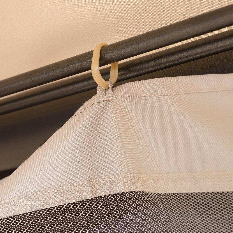 Franz 9.83 Ft. W X 9.83 Ft. D Metal Patio Gazebo - Image 18