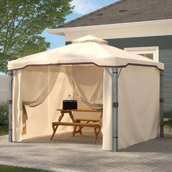 Franz 9.83 Ft. W X 9.83 Ft. D Metal Patio Gazebo - Image 16