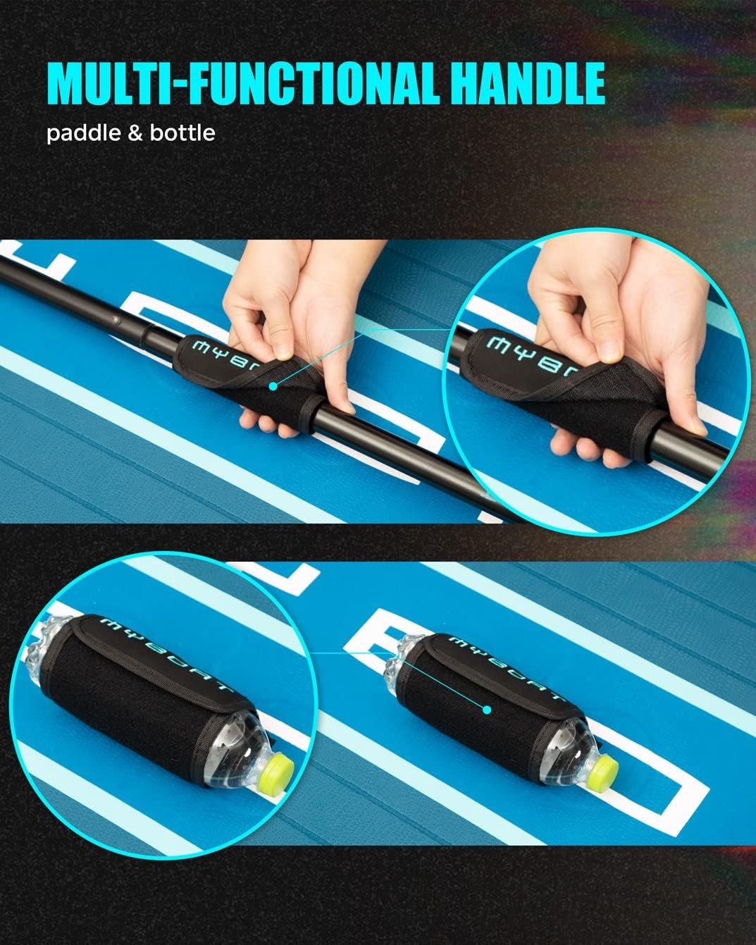 11'6"??34"??6" Extra Wide Inflatable Paddle Board - Image 4