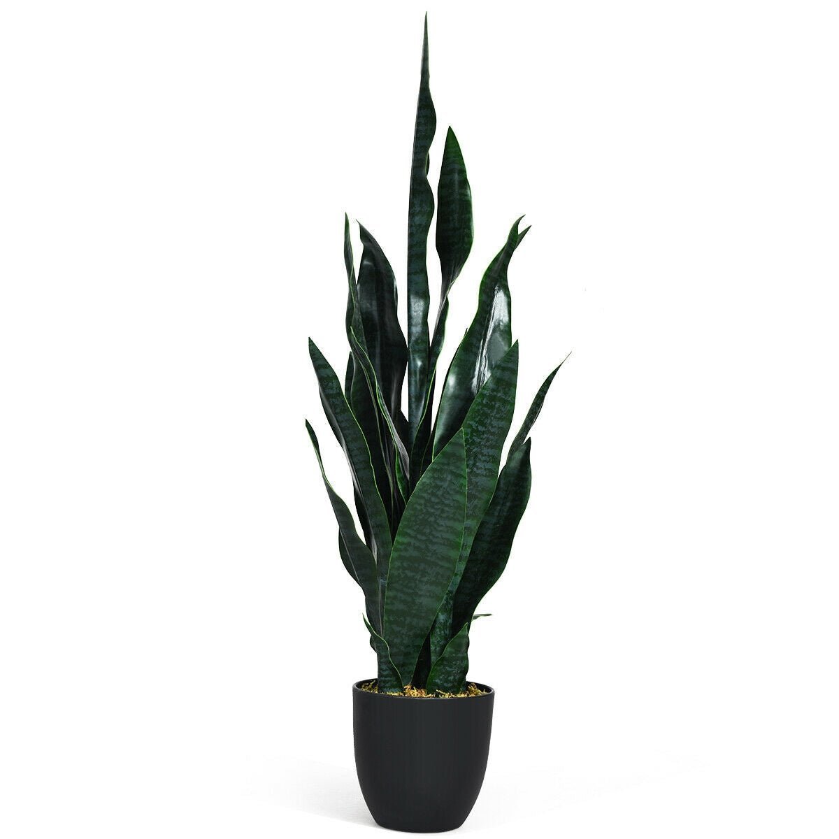 35.5 Inch Indoor-Outdoor Artificial Fake Snake Plant