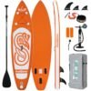 FunWater Inflatable Stand Up Paddle Board with Premium SUP Paddleboard Accessories, Wide Stable Anti-Slip EVA Deck, Paddle Boards for Adults & Youth of All Skill Levels