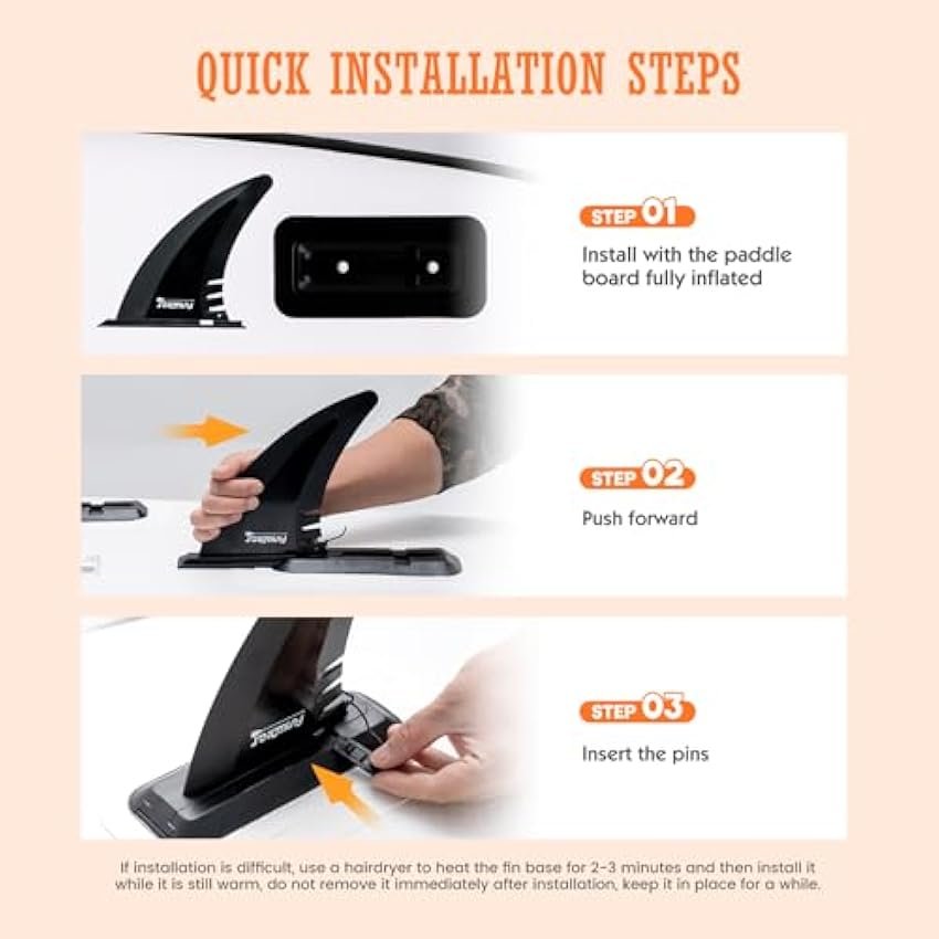 FunWater Inflatable Stand Up Paddle Board with Premium SUP Paddleboard Accessories, Wide Stable Anti-Slip EVA Deck, Paddle Boards for Adults & Youth of All Skill Levels - Image 6