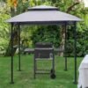 Outdoor Grill Gazebo 8 x 5 Ft Shelter Tent